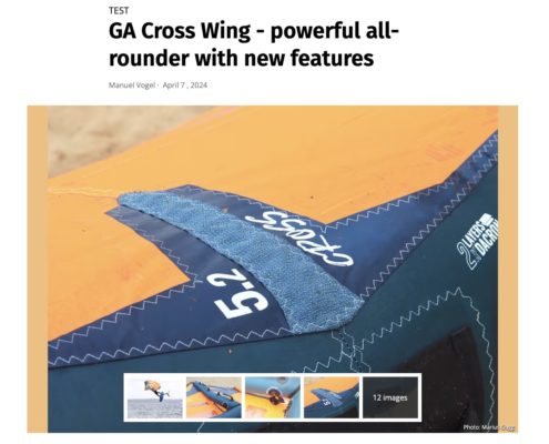 Test GA wing Cross , gaastra wing, surf magazin.de, wingfoil freeride, crossover